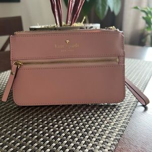 Kate spade small pink wristlet